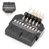 Plug and Play Front Panel Plug Connector Plastic Shell Motherboard Adapter  PC Assembly