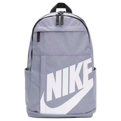 Elemental Casual Sports Basic Large Logo Zipper Fabric Backpack Unisex Backpack Fog-Blue DD0559-493