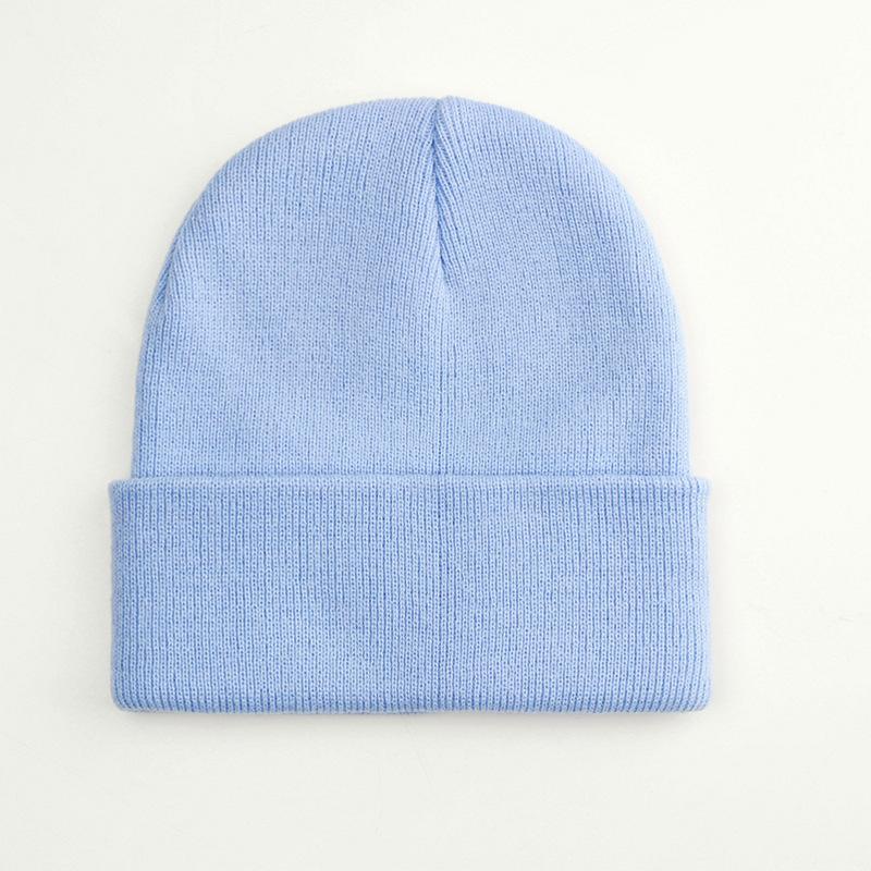 Custom Embroidery Logo Design Blank Plain Unisex Cheap Kids Children Baby Infant Beanies