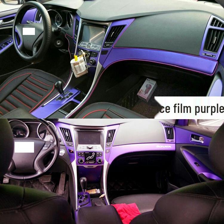 Carbon Fiber Interior Sticker for Hyundai Sonata 8 Console & Gear Shift
