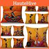 Sunset Abstract Pattern Cushion Cover  African Woman Life Pillowcase Home Decor