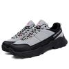 Men's Lightweight Casual Sneakers Non-slip Lace-up Low Hiking Boots Suitable for Hiking  Camping Travel Commuting All Seasons