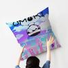 O-Omori Kunst Kissenbezug Kissenbezug Deko Kissenhülle Bedruckte Kissenhülle für Sofa