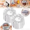 10/20Pcs Reusable Aluminum Foil Covers Thickened Food Covers Food Storage Covers  Kitchen Storage