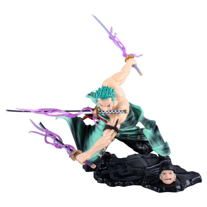 One Piece Roronoa Zoro 3 Sword Style Action Figure Santoryu Three Thousand Worlds Collectible Model Gift