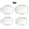 Portable Car Makeup Mirror Self-adhesive Auto Vanity Mirror Car Sun Visor Mirror  Auto Accessories