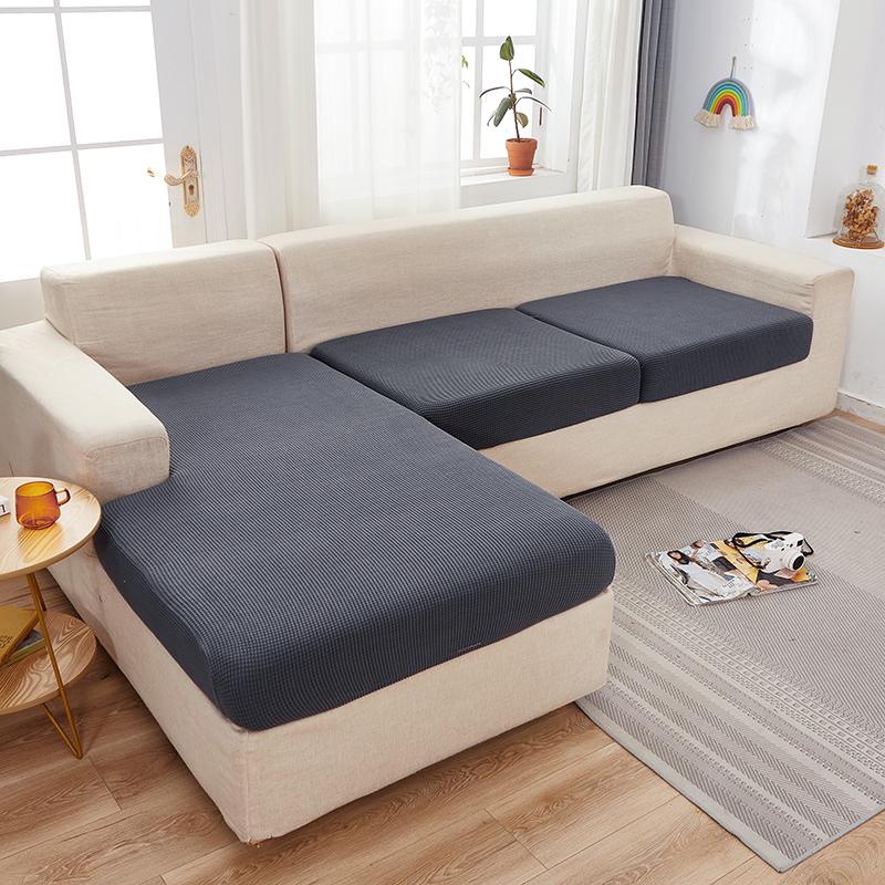 Wasserdichter Sofa-Sitzkissenbezug, dehnbar, rutschfeste Stuhlkissenbezüge für Haustiere und Kinder, waschbare Sitzbezüge für die Inneneinrichtung