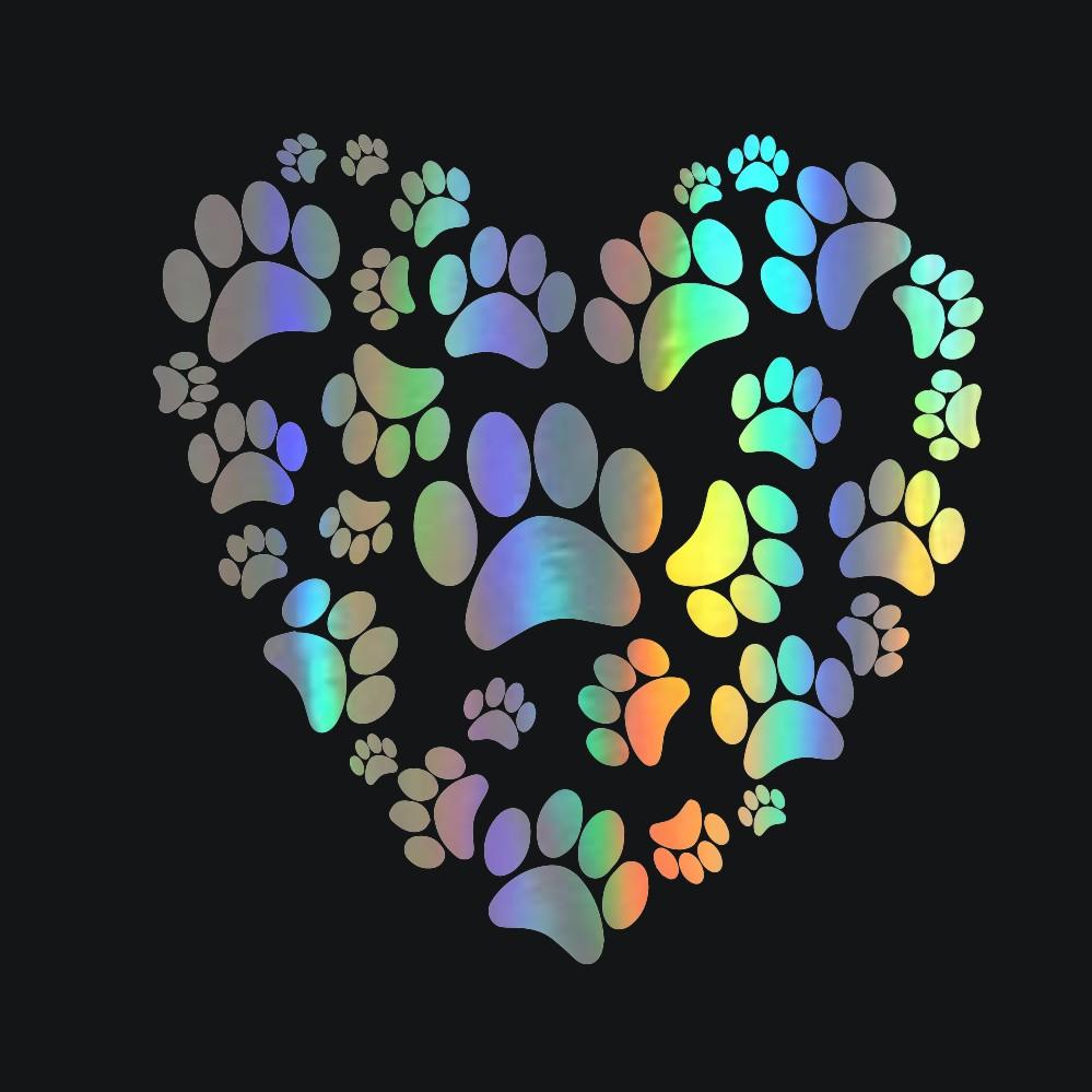 Cute Animal Dogs Cats Footprints Car Foot Prints Sticker Series Vinyl for Car Styling Body Window Stickers Decals Decoration