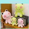 Cute Frog Plush Toy With Pp Cotton Filling For Bedroom Decor And Collectors Item
