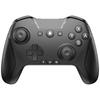 FONLAM Switch Compatible Controller for PC Android iOS Bluetooth Back Button Macro Rapid Fire Vibration Speed Adjustment Sleep Wake-up Black
