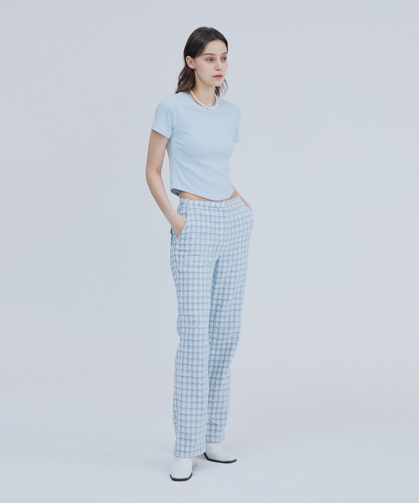 PINBLACK Tweed Bootcut Pants