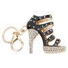 Rhinestone Keychain High Heeled Shoe Shape Cute Jewelry Bag Purse Pendant Accessories