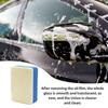 Car Polishing Pads Wool Felt Sponge Polishing Pads Windscreen Cleaner Glass Sponge Wipe Oil Film Cleaner Glass Sponge Wipe