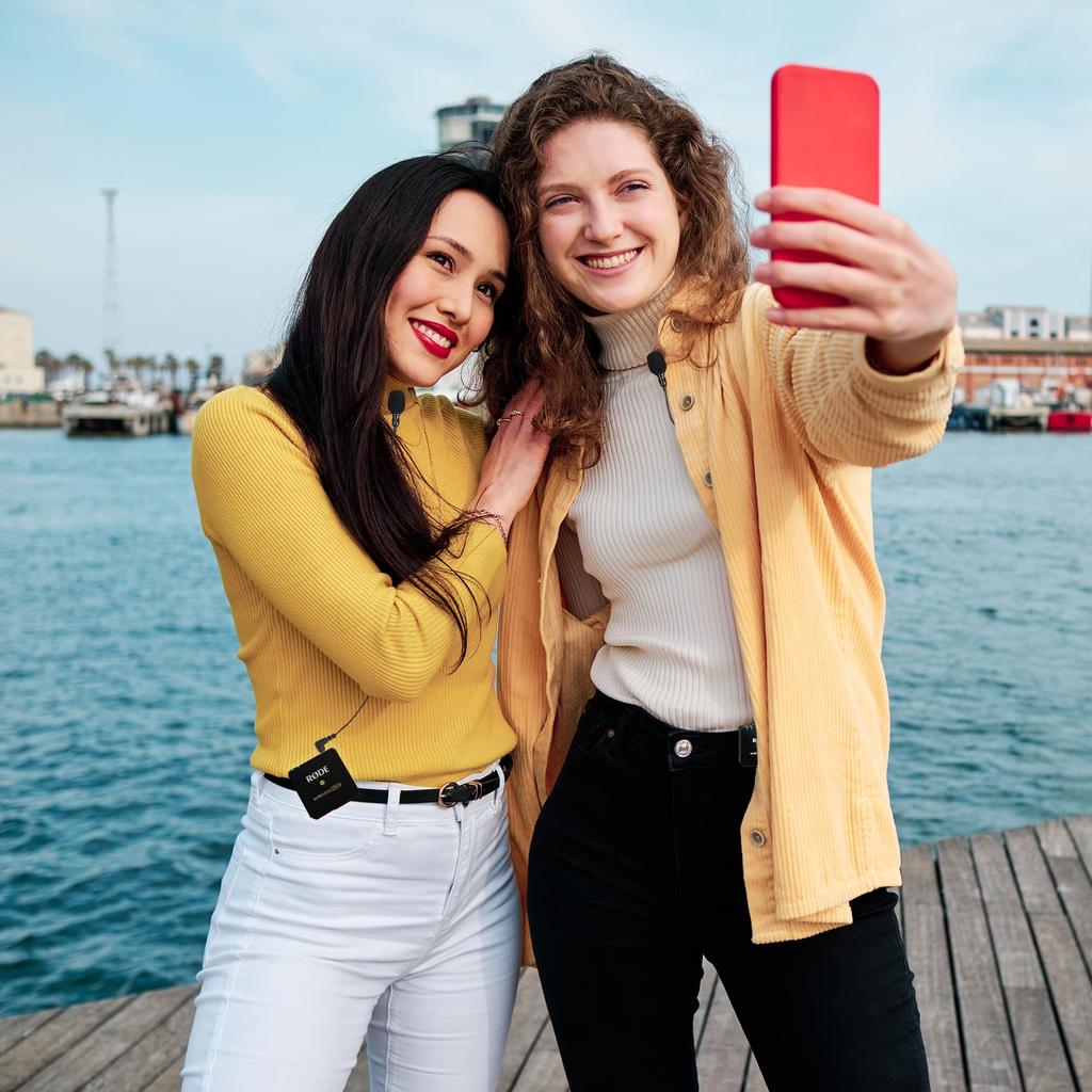 Pack of 2 DJI MIC 2 Lavalier Microphones, Compatible with RODE Go II, 3.5mm TRS Clip-on Lapel Microphones for Microphone Transmitters, Clear Audio &