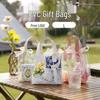 In-Stock Women's Day Daisy PVC Tote - Small Transparent Wedding/Party Favor & Gift Bag