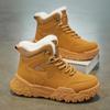 Trendy Thick Soled Sports Lace Up Comfortable Warm Ankle Boots Mens Shoes Outdoor Boots Autumn Winter Retro Workwear Shoes