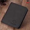 Humerpaul Thin Cow Genuine Leather Wallet Men Coin Purse Small Mini Card Holder Simple PORTFOLIO Portomonee Slim Male Wallet