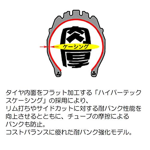 Panaracer 26x1.50 Clincher Tire, Tukinist, 8H265-TKN-B4, Black (for mountain biking, city riding, commuting, touring, and long rides)