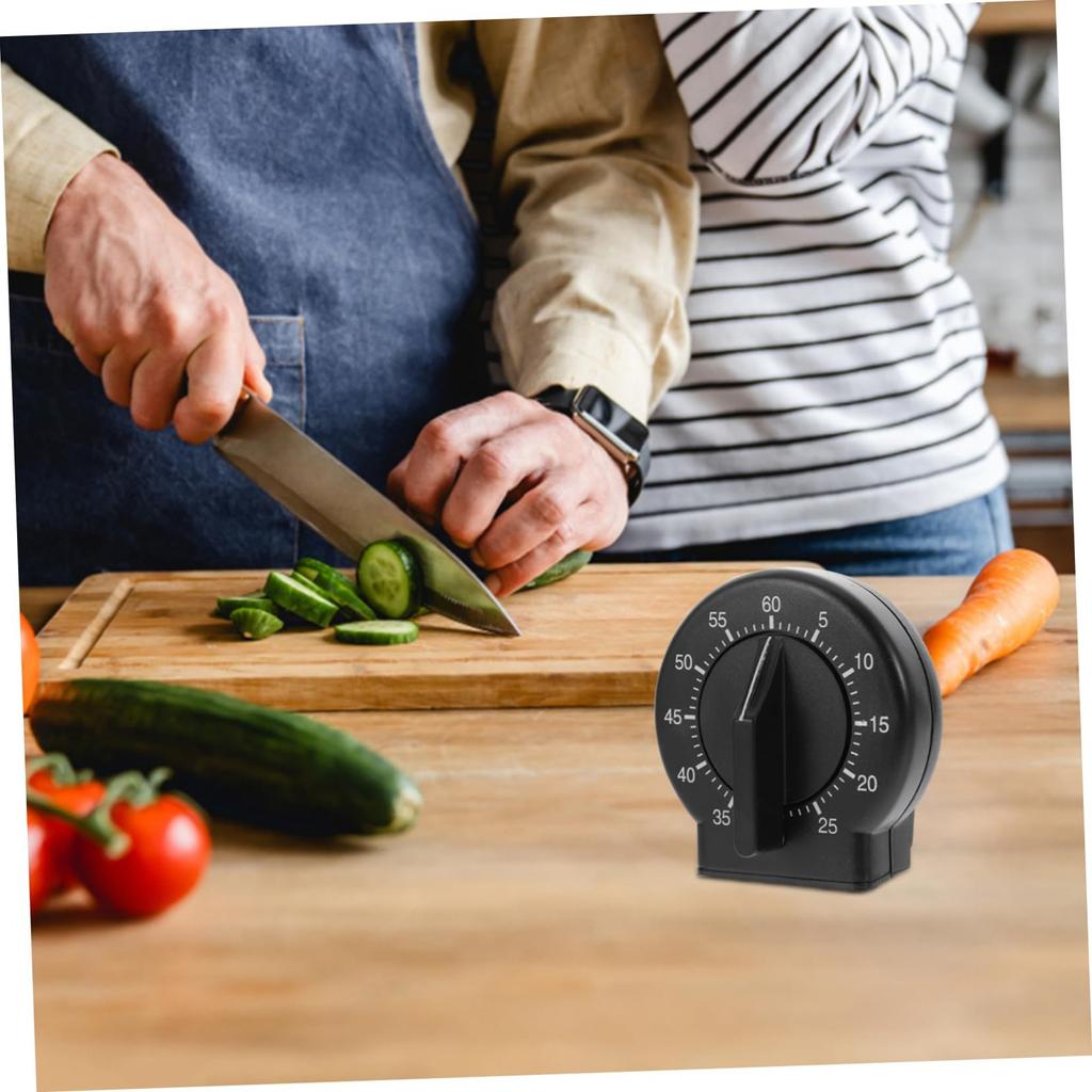 No Battery Required Timer Loud Sound Plastic Versatile 60 Minute Cooking Timer Kitchen Supplies