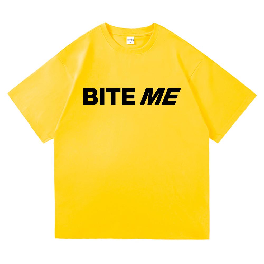 

Rene Rapp Bite Me TShirt 2025 Retro Fashion UnisexWomen Clothing Retro Harajuku High Quality Clothes Vintage Cotton TShirts Tops 3XL
