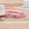 Floral Safety Buckle Collar for Small Dogs & Cats with Bell