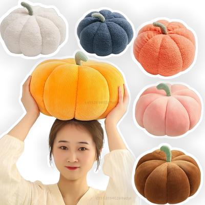55Cm Large Size Simulation Pillow Halloween Pumpkin Plush Toys Plant Soft Stuffed Doll Birthday Halloween Girls Gift Party Decor