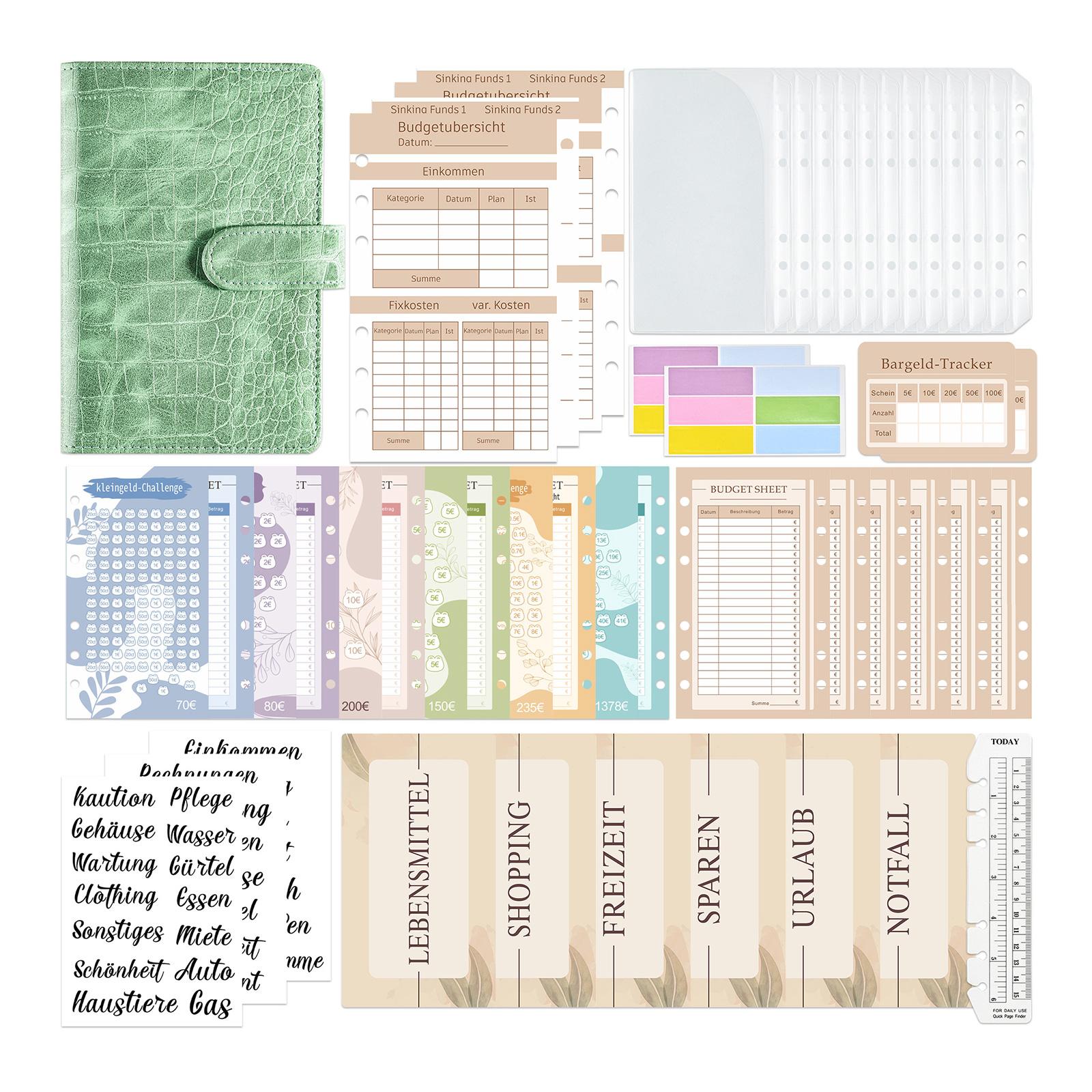 German Budget Planner Financial Planner Household Book Money Organiser Planner 1