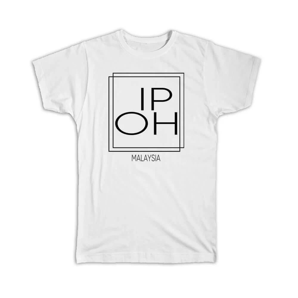 

Gift T-Shirt : IPOH Malaysia Square Modern Minimalist Font M