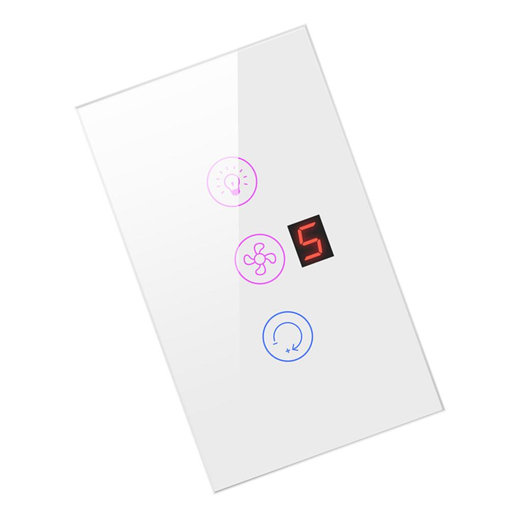 WiFi Intelligent Touched Screen Fan Light   Speed   Fan Light   Mobilephone Voice Control Fan Light   Compatible with  an