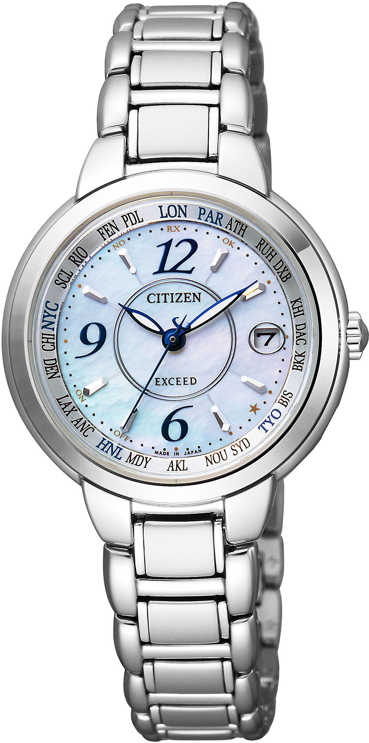 

CITIZEN EXCEED Titanium Collection World Time Watch Watch [Citizen] Eco-Drive Radio-Controlled EC1090-58A Women s