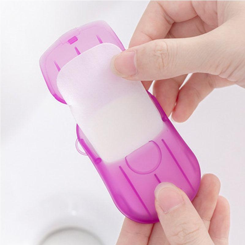 Portable Soap Sheets, Cute for Students To Wash Hands with Fragrance, Disposable Convenient Box Soap Paper