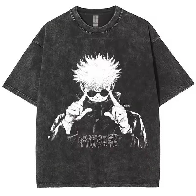 Jujutsu Kaisen Gojo Satoru Cotton T-Shirts 4XL