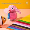 Deli 83613 A4 10-Color Corrugated Craft Paper
