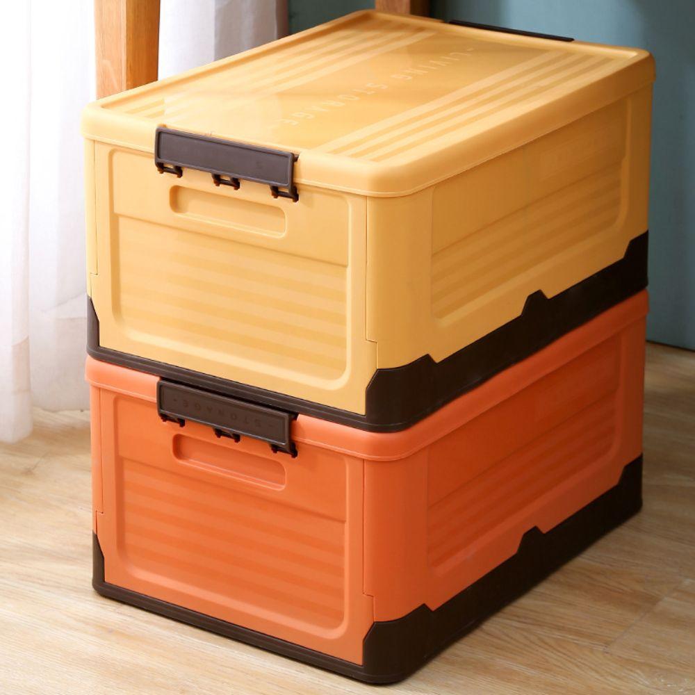 

Multi-function Household Storage Box Space Saving Clothing Storage Bin New Foldable Storage Box S помаранчевий