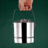 ZISIZ Stainless Steel Tiger Head Ice Bucket