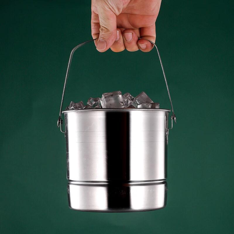 ZISIZ Stainless Steel Tiger Head Ice Bucket