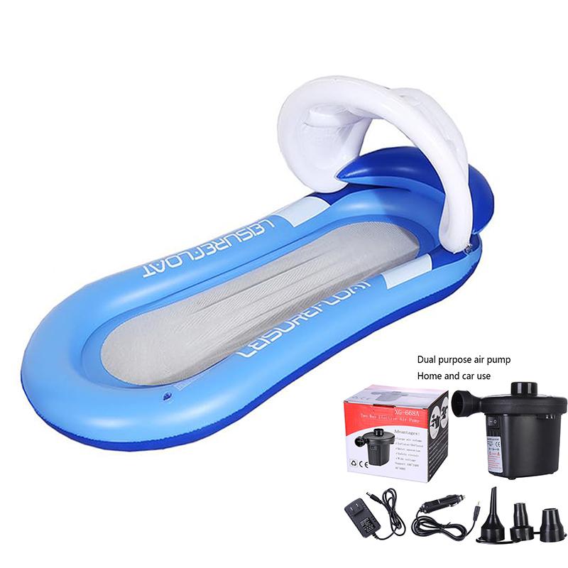 Inflatable Air Mattress for Women Water Hammock Inflatable Ring for Kids Large Floating Toy Swimming Tube Chair Pool Floats