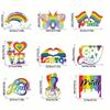 2 Set Celebrate Pride with Colorful Must-Have Party Accessory Rainbow Paper Door Hanging Decorations