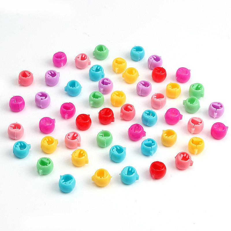 100Pcs Colorful Small Girls Hair Clips Cute Flower Star Hair Claws Styling Hair Braid Hairpins Kids Hair Accessories Headwear