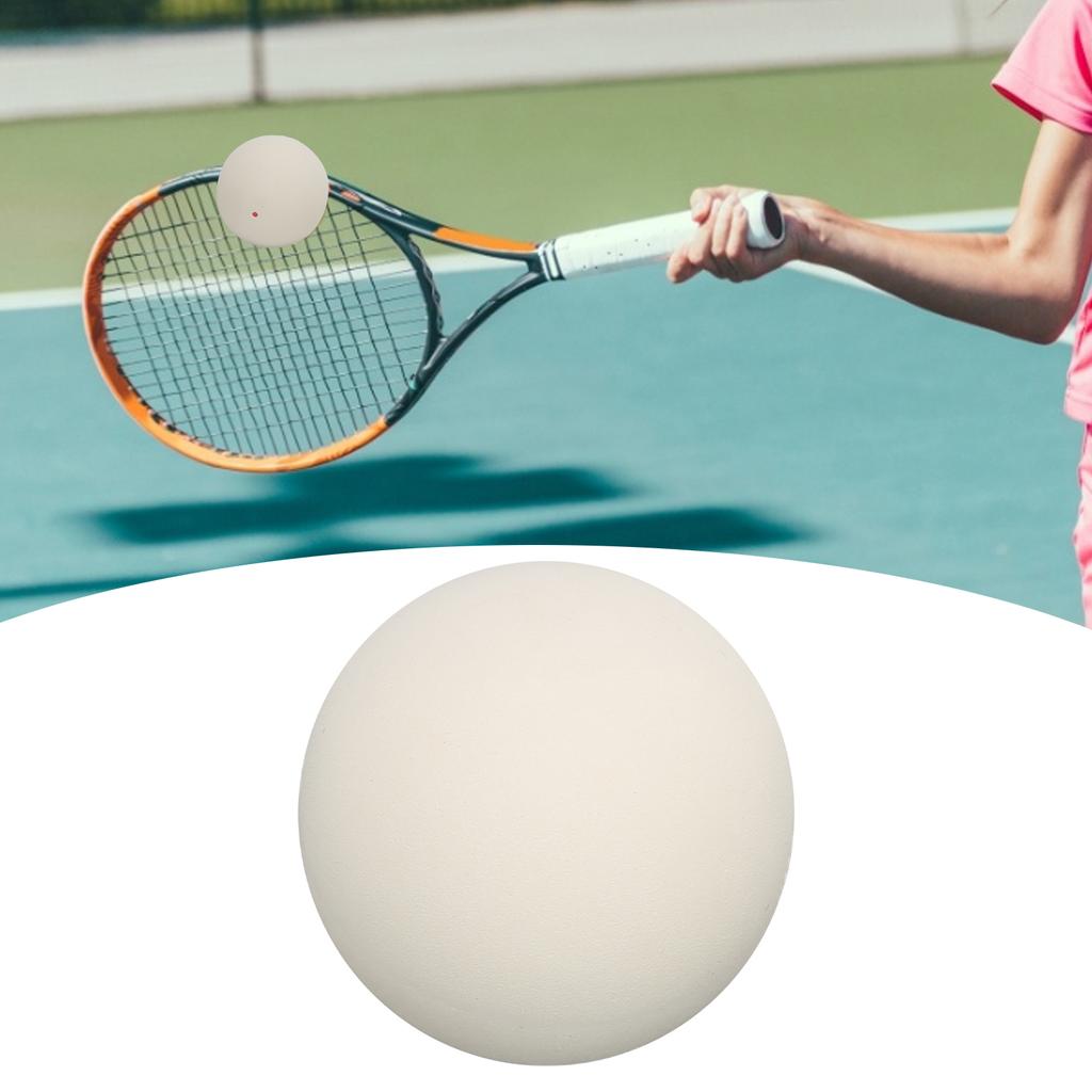 Zewnętrzna Miękka Gumowa Piłka Tenisowa Mocno Odbijająca Czerwona Kropka Tenis do Zawodów Treningu Treningu Piłki Tenisowe