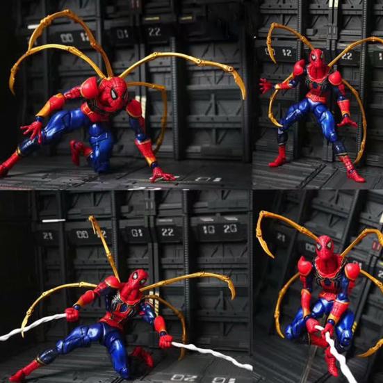Marvel Avengers Model Rust-proof Collectable Solid Amazing Yamaguchi Spider Man Action Figure Model for Movies Lover