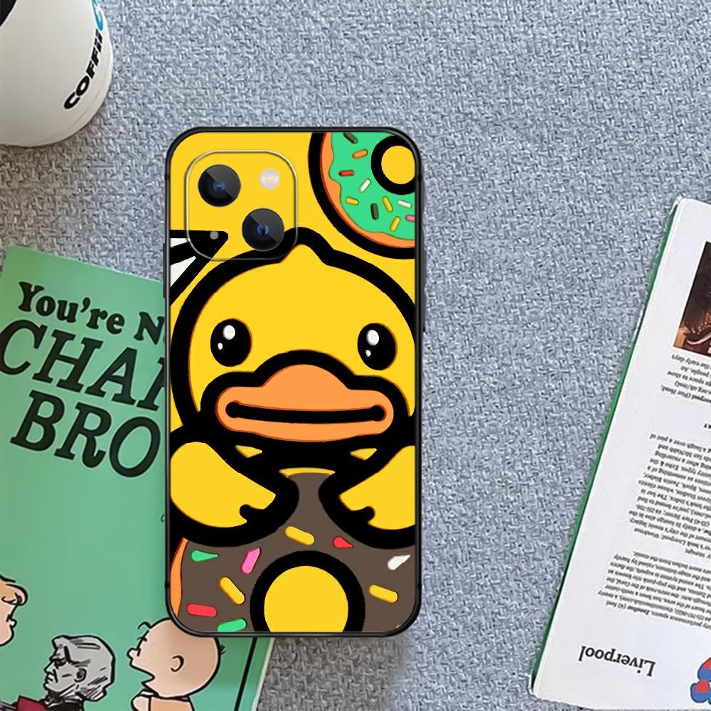 B Duck drăguț galben de modă husă pentru telefon Coque pentru Iphone Xiaomi Mi Samsung Galaxy Redmi Note AS 11 12 13 14 15 22 23 24 5G Pro Plus Max Fe Ultra