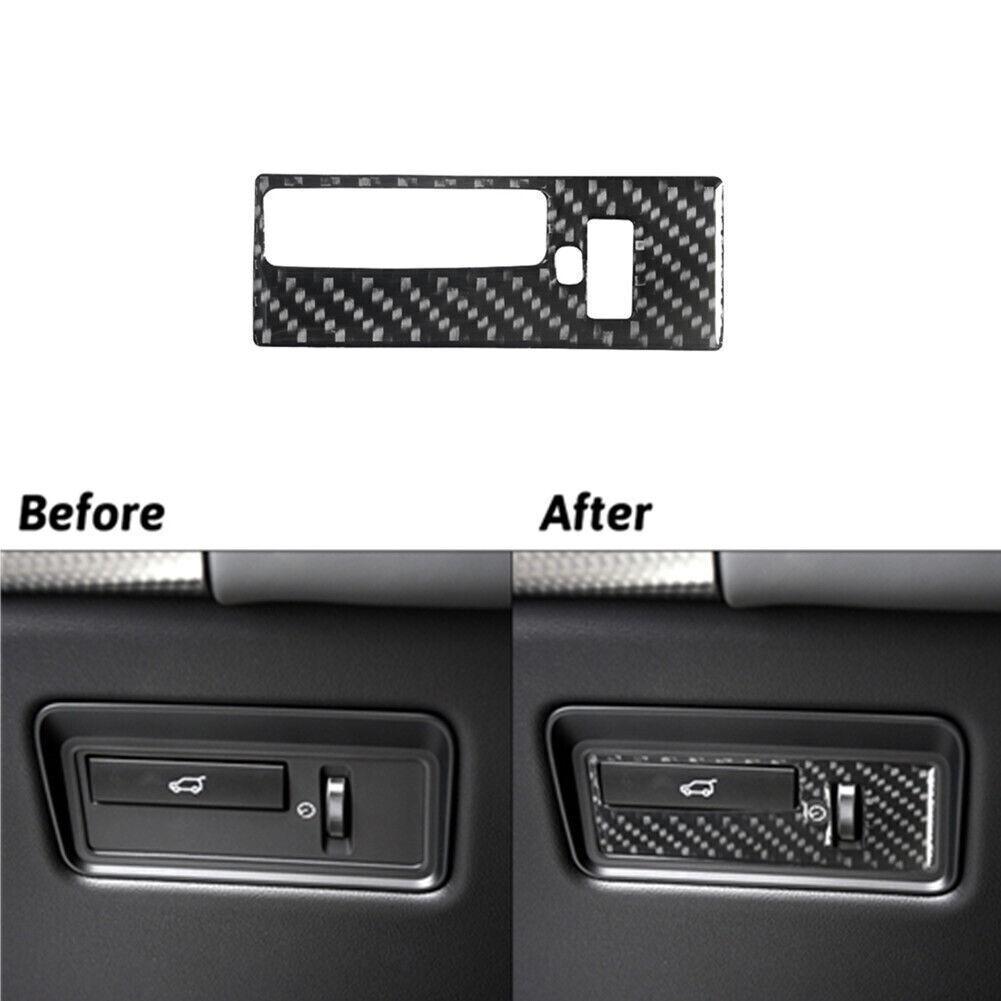 Carbon Fiber Dim Light Control Cover Trim For Land Range Rover Sport 2014-2017