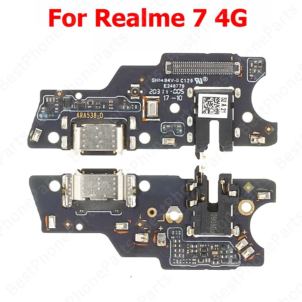 

Charging Port For Realme 8 4G 8i 7 5G 7i 6 6i 5 Pro 5i 3 Charge Board Usb Connector PCB Dock Plate Socket Mobile Phone Parts Realme 7