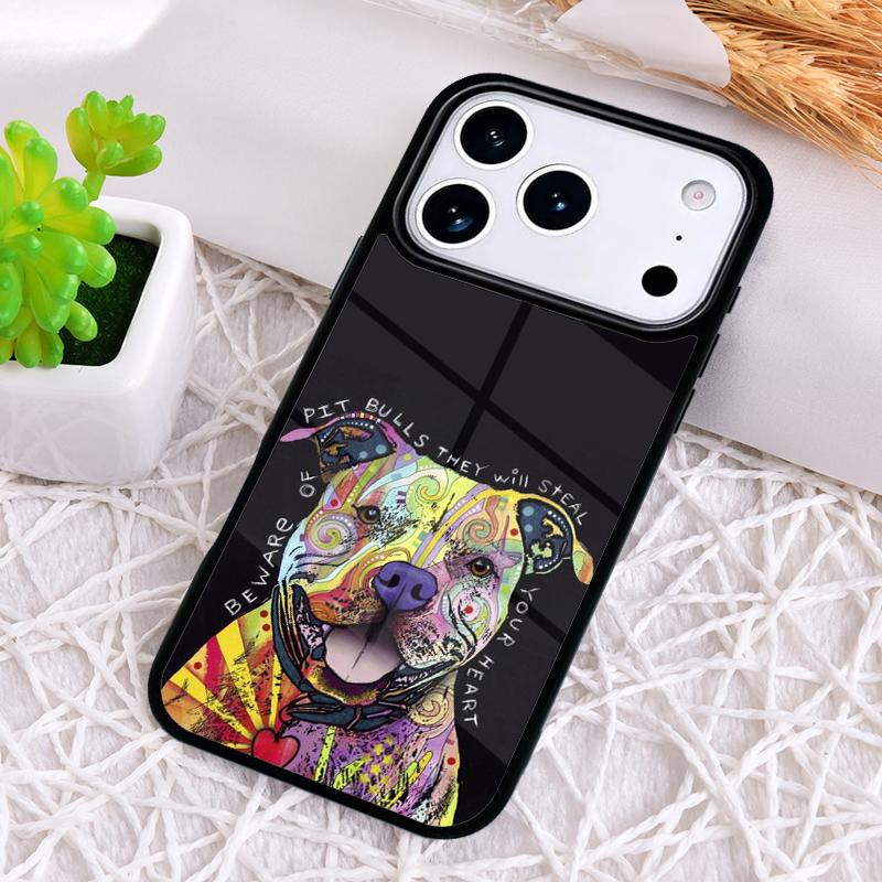 Pit Bull Lovely Dog Pitbull Shockproof Phone Case for iPhone 17 Air 16e 15 11 12 14 13 Pro Max Cover Coque