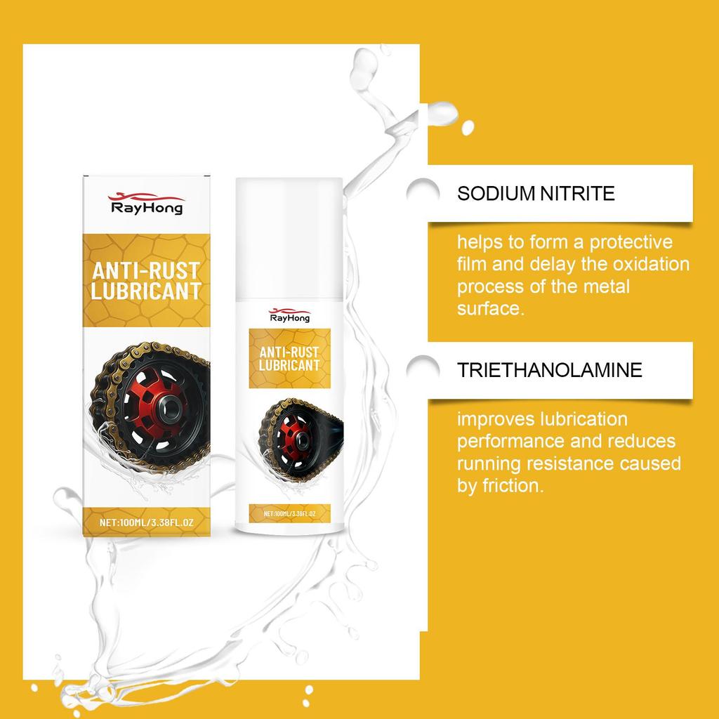 Rayhong Automotive Anti-Rust Lubricant Moisture Resistant Anti-Rust Cleaning & Refurbishing Metal Maintenance