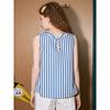 Coolhut2025 Summer Loose Casual Outerwear Striped Tank Top Style Sleeveless Women's Shirt
