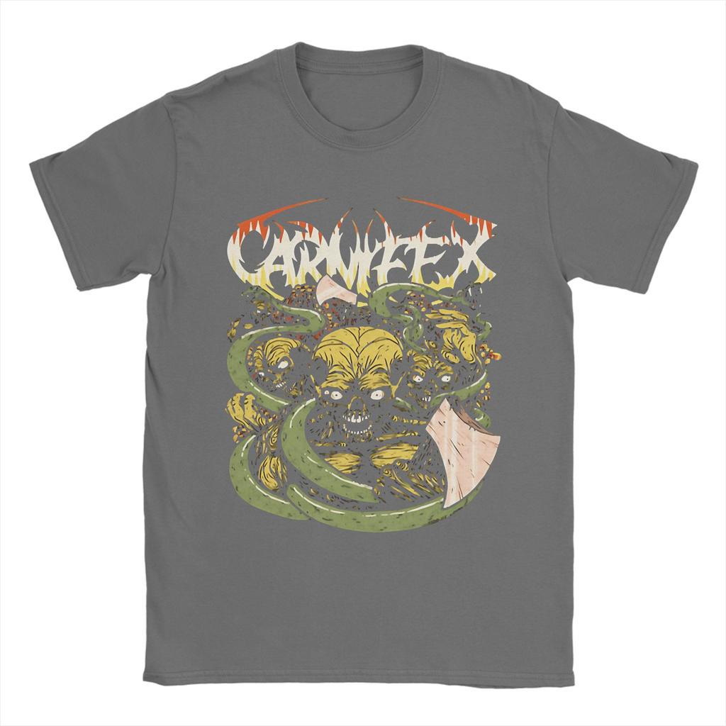 Amazing Carnifex Band T Shirt Summer  100 Cotton T Shirts For Unisexs Harajuku Print Tee Shirt Short Sleeve Vintage Top Tees