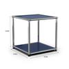 Modern Storage Cabinet Stainless Metal Organizer TV Stand Cabinet for Living Room and Home Office Furniture