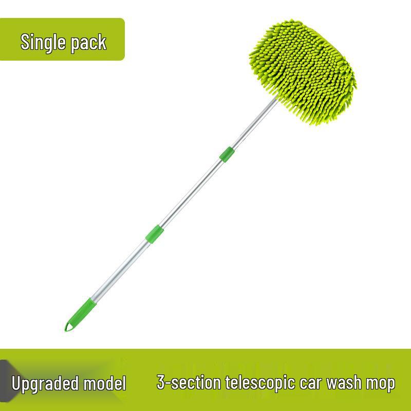Car Duster and Wax Mop Brush - Multipurpose Cleaning Tool for Vehicles